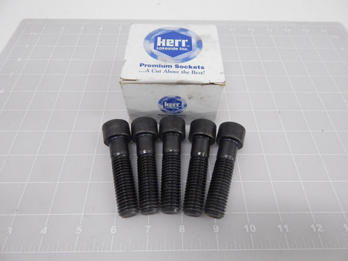 Lot of 5 Kerr Lakeside 62C250KCS/X 5/8-11 x 2 1/2 SKT Cap Screws T90034 For Sale