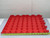 LOT OF 10 RED INTERLOCKING FLOOR MATS 18" X 18" T198352