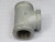 LOT OF 4 GALVANIZED PIPE TEE 1" T198453