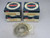 LOT OF 4 SMT 1657 ZZ SINGLE ROW BALL BEARINGS T198621