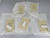 LOT OF 5 COMMSCOPE M14L-266 760181727 PROWHITE FACEPLATE T199439