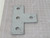 LOT OF 25 EATON B133HDG 4-HOLE GALVANIZED TEE PLATE T202364