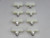 LOT OF 8 VACMOTION VOB25X75-SIT-G14M VACUUM SUCTION CUPS T204170