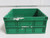 GREEN INDUSTRIAL PLASTIC CONTAINER BIN THAT FOLDS 24X22X11 T204794