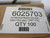 LOT OF 150 LEWISBINS 6025703 VERTICAL DIVIDER FOR DIVIDER BOXES DIV1060 T207524