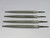 LOT OF 4 NICHOLSON 16827N 8 IN. WARDING SMOOTH CUT T210780