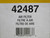 WIX FILTER 42487 AIR FILTER T222208
