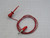 LOT OF 200 E-Z-HOOK 201W-36RED X100W MINI-HOOK TO STACKING BANANA PLUG T218448