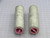 LOT OF 2 BURNDY YS34A1 ALUMINUM BUTT SPLICE T241628