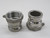 LOT OF 2 DIXON X-X 7 FITTING CAM AND GROOVE COUPLING T236527