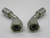 LOT OF 2 PARTSMASTER DY45461016 BUMP TUBE FEM SWIV FITTING COMPONENT T234505