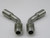 LOT OF 2 PARTSMASTER DY45450810 MALE RIGID FITTING COMPONENT T234513