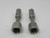 LOT OF 2 PARTSMASTER DY45440608 FLARE FEM SWIVEL FITTING T234573