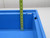 LOT OF 20 21X14X8 BLUE PLASTIC BIN TRAYS STACKABLE T232640