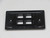 LOT OF 100 COMMSCOPE 2-2111003-2 FACEPLATE KIT T251016