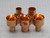LOT OF 5 CFI REDUCING COUPLING COPPER FITTING T230145