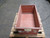 RED PLASTIC TOTE STORAGE PARTS BIN 40X20X14 T258027