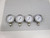 LOT OF 4 MC DANIEL CONTROLS 0-30 PSI 0-20 BAR GAUGES T62163