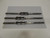 LOT OF 6 NB SER16 BEARINGS ON 17" CNC LINEAR SLIDE RAILS