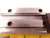 LOT OF 2 THK A5G 005 A5G038 GSR15 5E02 BEARINGS ON 11" CNC LINEAR SLIDE RAILS