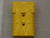 LOT OF 2 BRAD HARRISON S240 1302031127 YELLOW CONNECTOR SHELLS T87374
