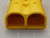 LOT OF 2 BRAD HARRISON S240 1302031127 YELLOW CONNECTOR SHELLS T87374