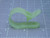 LOT OF 250 BOEING BACC10DK12-RB NATURAL NYLON CLAMP T119518