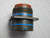 MS3470W20-41PW CIRCULAR MIL SPEC CONNECTOR MB 41C 41#20 WALL MT PIN RECEPT W/ FLANGE T132236