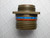 DEUTSCH D38999/20WE35PA CIRCULAR MIL SPEC CONNECTOR DTS 55 C 55 # 22 D P W/ CIRCULAR MIL SPEC CONTACTS T132223
