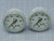 Lot of 2 USG   Pressure Gauge 1-1/2 In  200psi For Sale