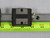 LOT OF 2 THK SSR20 LINEAR GUIDE BLOCK BEARING W/ 37 INCH SLIDE RAIL T157117