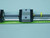 LOT OF 2 THK 6R15V LINEAR BEARINGS ON A 27.5" SLIDE RAIL T151196