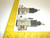 LOT OF 2 SMC VZM550 PNEUMATIC MECHANICAL VALVES 0.15-0.7MPA PRESS T17753