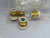 LOT OF 4 SMC KQ2H10-03AS FITTINGS T175710