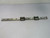 LOT OF 2 AAK 00277 LINEAR BEARING BLOCKS ON A 17 IN RAIL T182135
