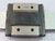 LOT OF 2 AAK 00277 LINEAR BEARING BLOCKS ON A 17 IN RAIL T182135