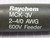 LOT OF 16 RAYCHEM MCK-3V CONDUCTOR END CAP HEAT SHRINK BLACK 4-12 AWG 64 MM CONNECTION LENGTH

 T188006