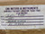CMI METERS & INSTRUMENTS 3497806 1251 BLANK SCALE T217124