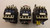 LOT OF 3 TELEMECANIQUE LC1D1810 CONTACTORS 575V 15 HP T22414