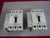 2 SIEMENS CQD        CIRCUIT BREAKER WITH AUXILIARY SWITCH 3POLE 15 AMP T11514