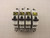 LOT OF 4 AEG ELFA E81S C2 ELFA E81S C4 ELFA E81S C16 ELFA E81S C05 CIRCUIT BREAKERS T44529