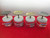 LOT OF 4 FM 14018 NON-METALLIC BODY PLUNGER CANS 1QT T20347