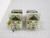 LOT OF 2 9001 KA-2 ROTARY SWITCH W/ CONTACT BLOCK T61986