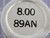 8.00 89AN PLUG T102459