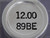 12.00 89BE PLUG T102461