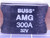 LOT OF 7 BUSS AMG FUSES 300 AMP 32 VOLT T108602