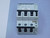 LOT OF 9 SIEMENS 5SY6320-7 CIRCUIT BREAKERS 3 POLES 20 A W/ 5ST3010 AUXILIARY CIRCUIT SWITCHES T132498