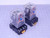 Lot of 2 Omron MK2PN-S    Relays w/ Bases 10 A 300 V For Sale