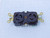 HUBBELL HBL4700 TWIST-LOCK DUPLEX RECEPTACLE T140262