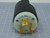 HUBBELL 2321 INSULGRIP TWIST LOCK BLACK PLUG T147739